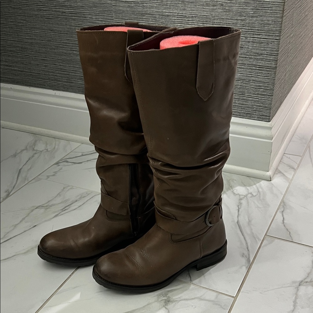 Umberto Raffini Dark Brown Knee Boots